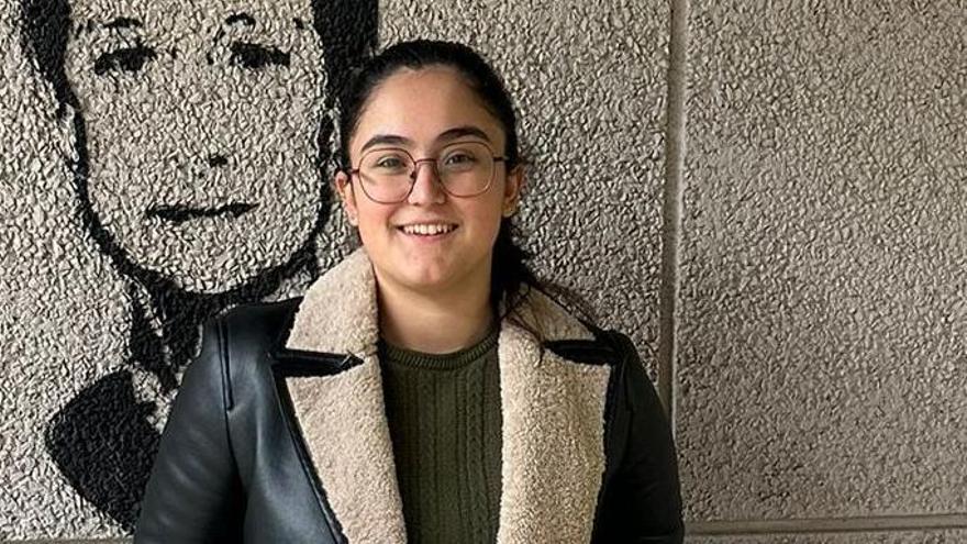 Ainoa Afonso, estudiante de Pedagoxía de la USC.