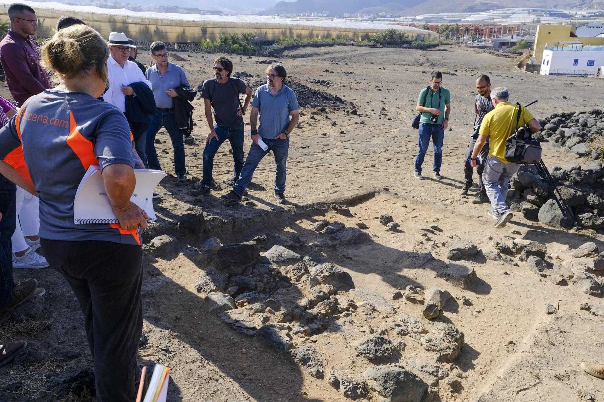 Visita a la zona arqueológica de El Agujero, La Guancha y Bocabarranco en Gáldar