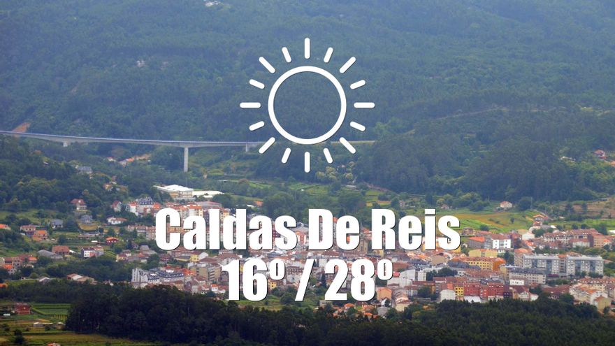 El tiempo en Caldas de Reis: previsión meteorológica para hoy, martes 1 de julio