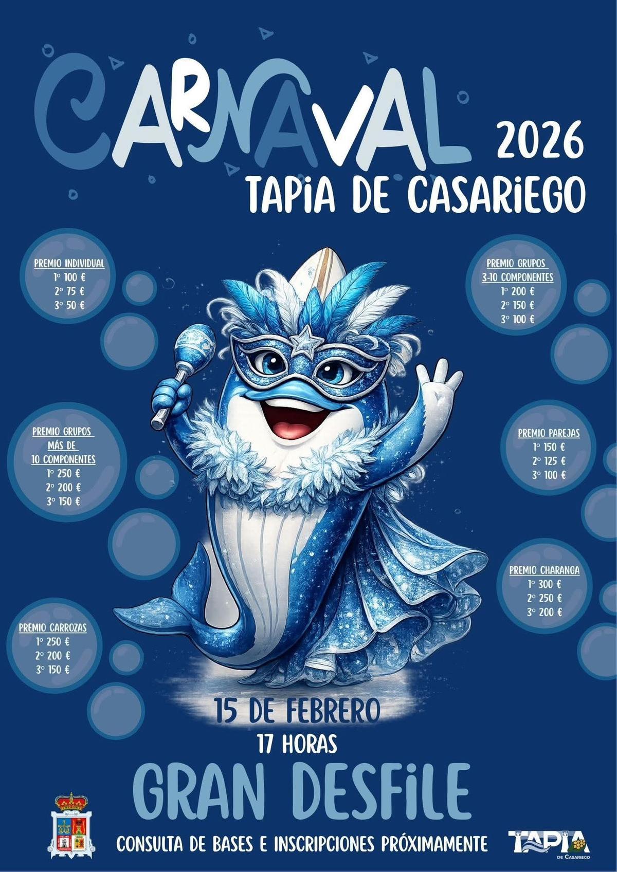 El cartel de Carnaval de Tapia de Casariego