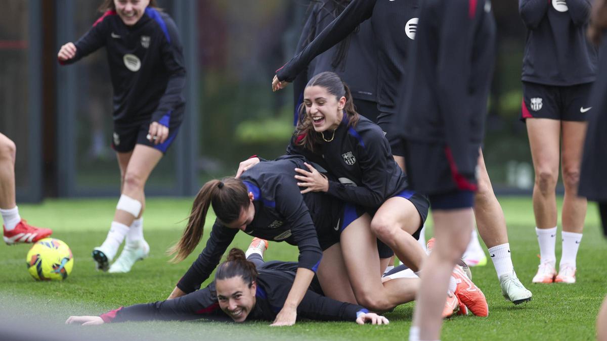 ENTRENO FC BARCELONA FEMENINO.