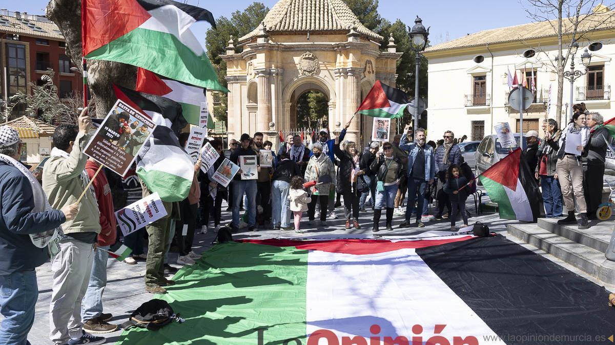 Manifestación por Palestina en Caravaca