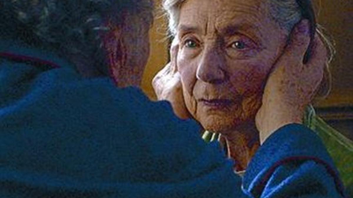 Emmanuelle Riva, en una imagen de 'Amor'.