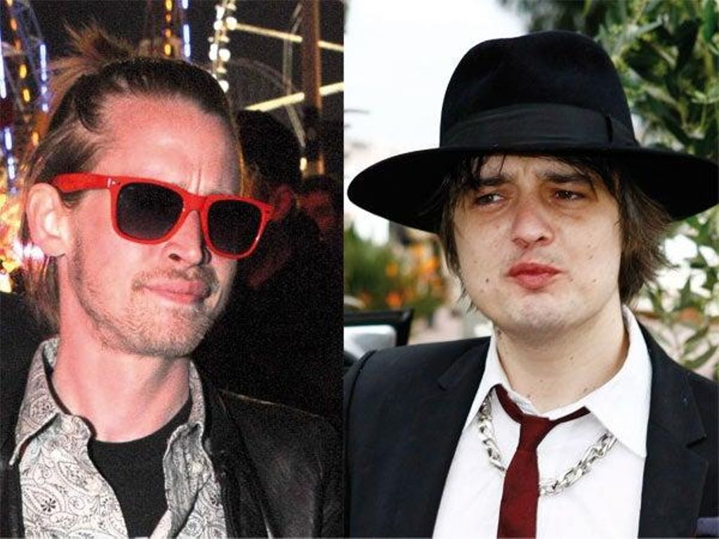 Macaulay Culkin y Pete Doherty