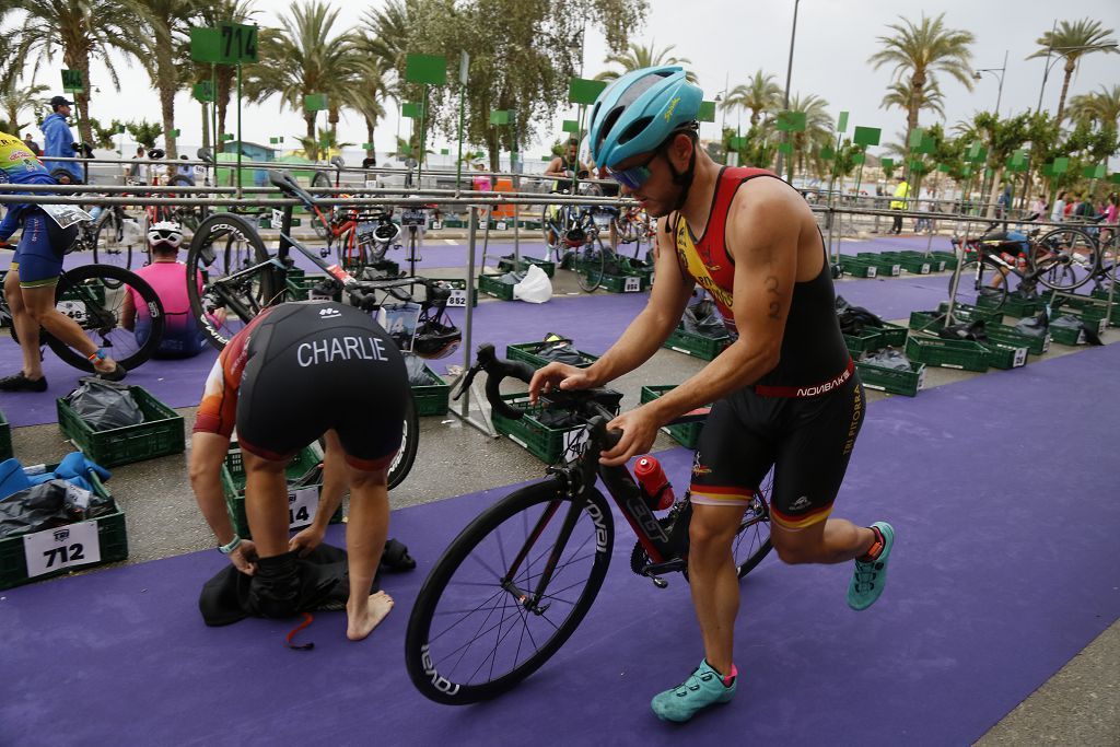 Salida del triatlón de Fuente Álamo