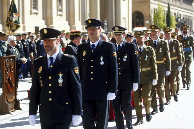 La Guardia Civil rinde homenaje a la Virgen del Pilar, su patrona.