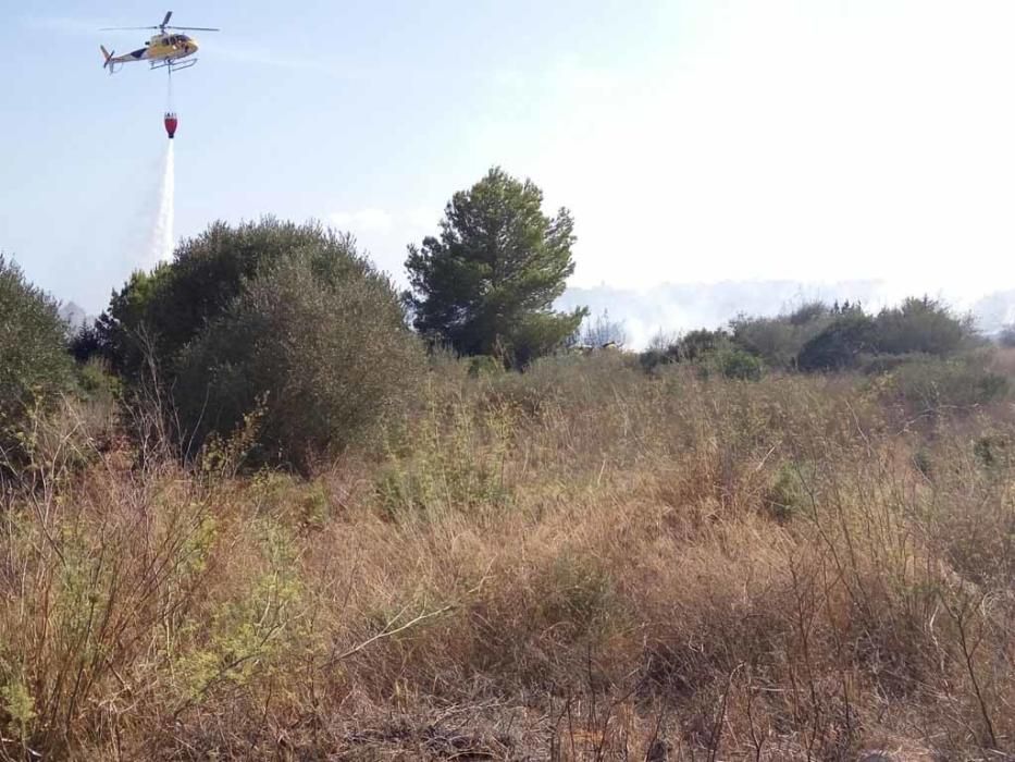 El incendio se ha declarado poco antes de las 17:00 horas