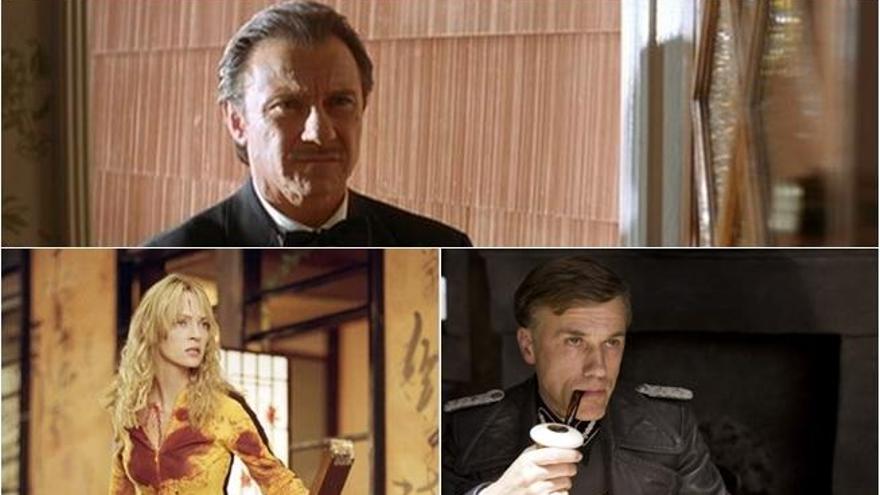 Tres de los personajes de Quentin Tarantino.