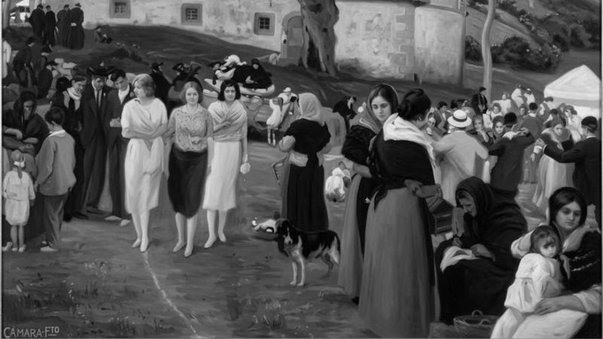 Artistas asturianos en Madrid en 1926