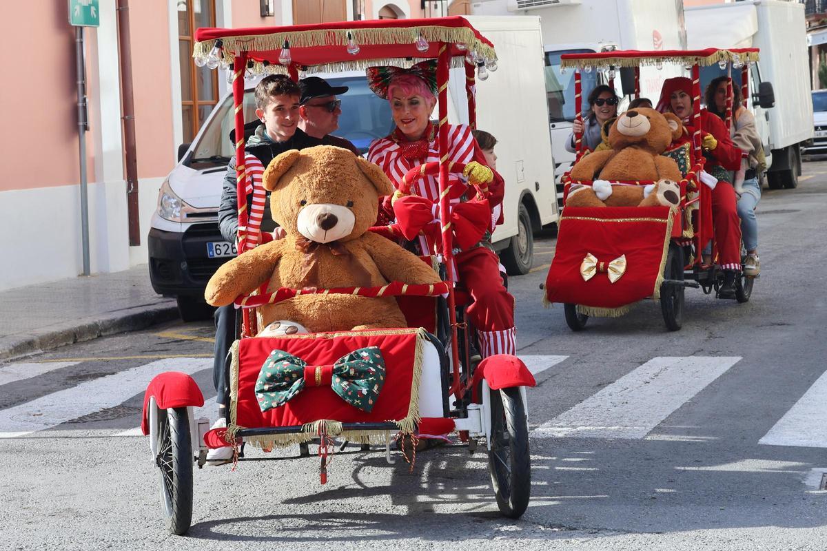 Actividades infantiles durante la entrega de las cartas al paje real en Ibiza