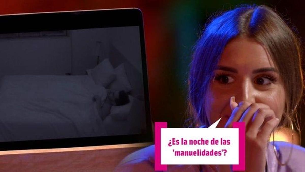 Marina García, sorprendida al ver a Jesús en la cama masturbándose ('La isla de las tentaciones 3')