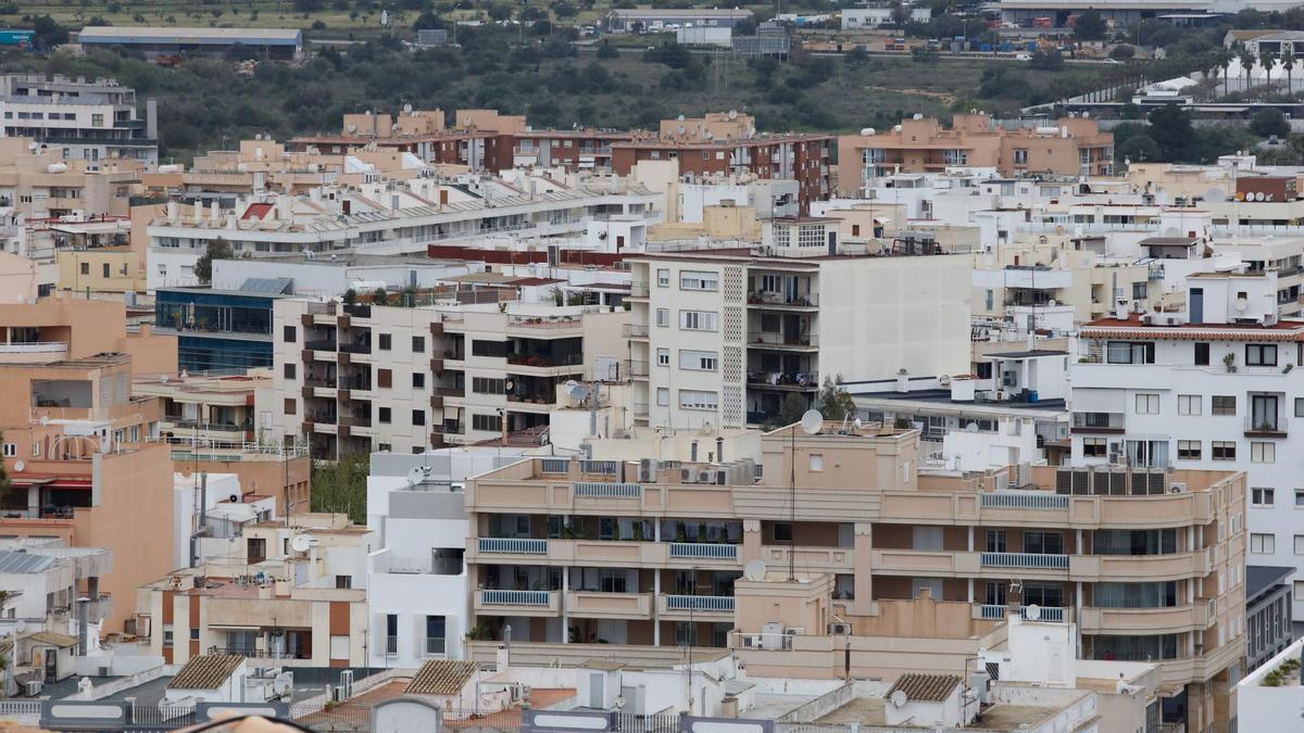 Vista de Ibiza.