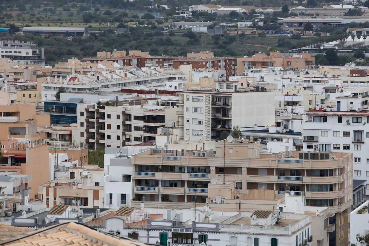 Vista de Ibiza.