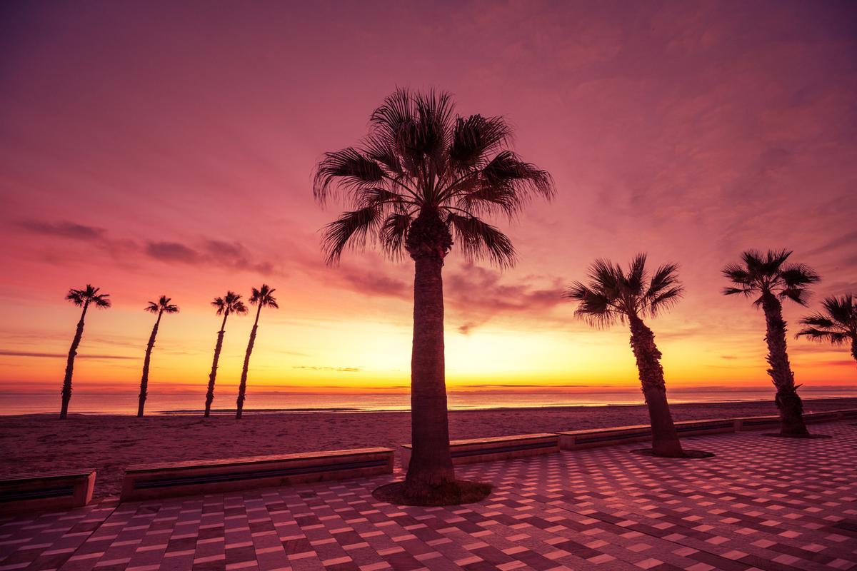 Atardecer en la Playa de San Juan.