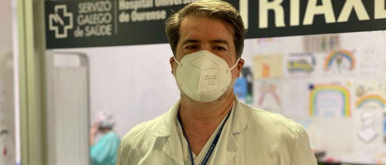 Francisco Aramburu, jefe del servicio de Urgencias del CHUO.