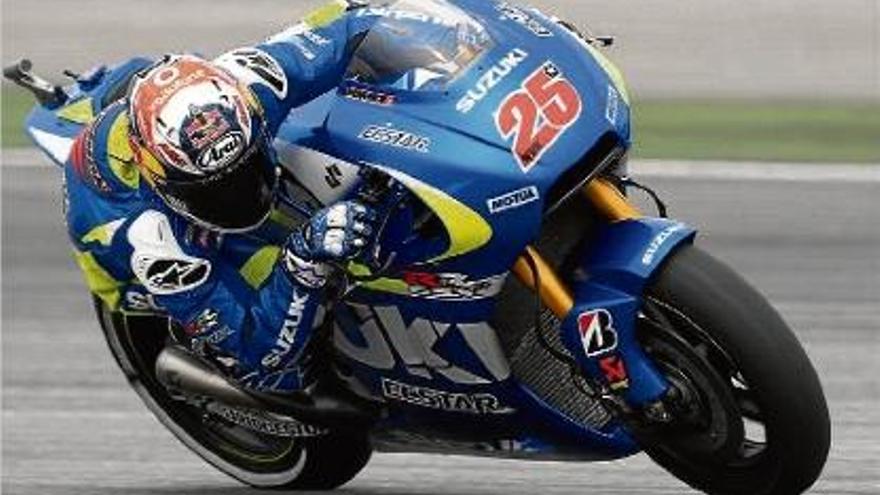 Maverick Viñales en una cursa d&#039;aquesta temporada, la del seu debut a MotoGP.