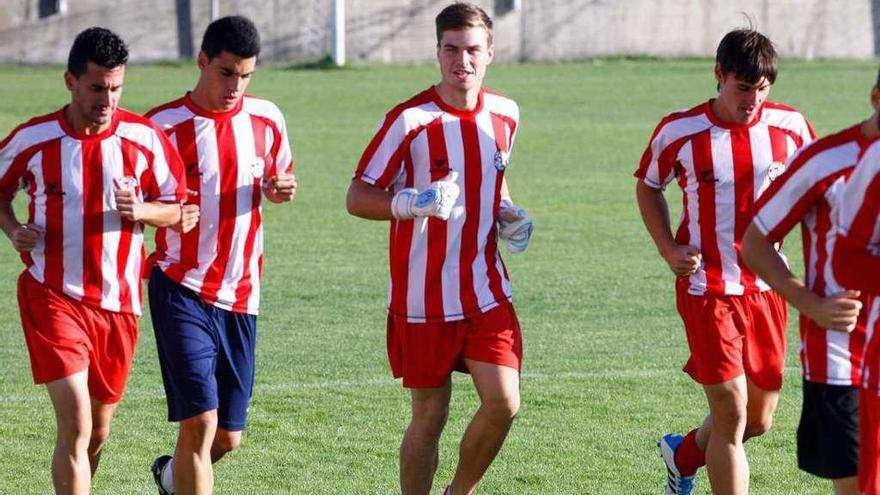 Fernando, durante un entrenamiento en el Ruta de la Plata.