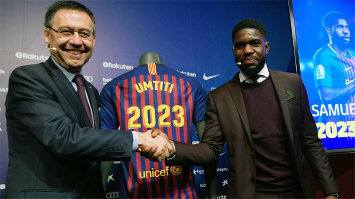 Umtiti renueva con el Barça hasta 2023