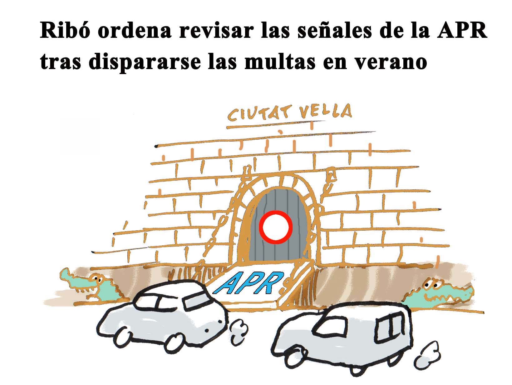 Ribó ordena revisar las señales de la APR tras dispararse las multas en verano