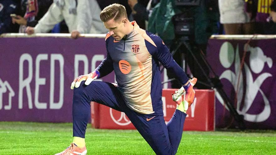 Ter Stegen, lesionado, abandona la concentración del Barça en Arabia