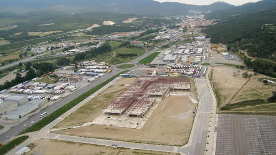 L&#039;àrea en la qual Ikea s&#039;havia interessat, a la Jonquera, per situar-hi un centre comercial.