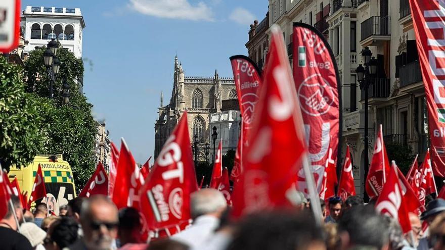 El Día del Trabajador más electoral en Sevilla