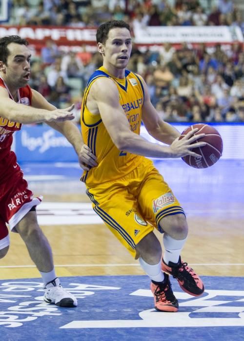 ACB, liga Endesa, encuentro entre UCAM Murcia CB vs Herbalait Gran Canaria, jornada 6, Palacio de los Deportes de Murcia, 29-10-2016, Foto Pascu Mendez