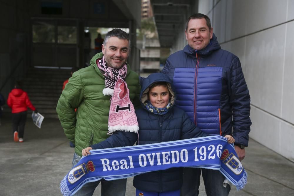 La afición de Oviedo recibe al equipo