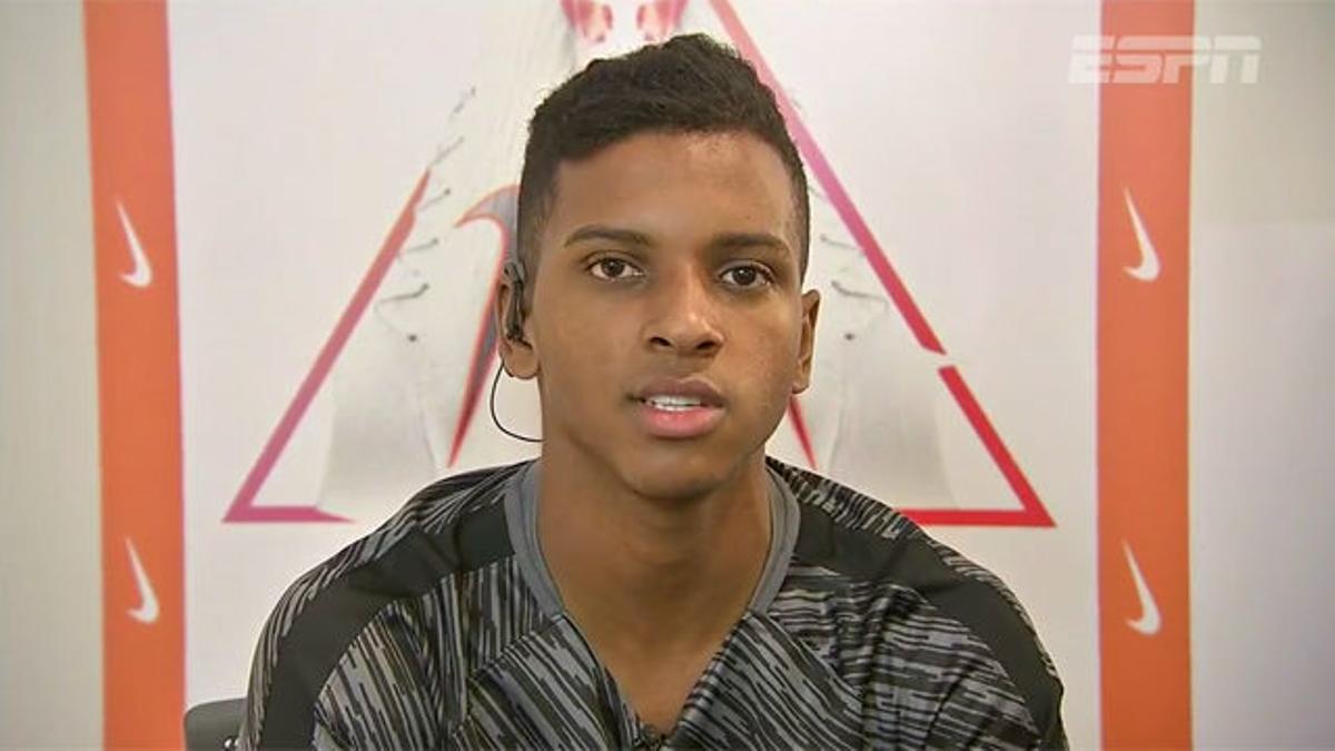 Rodrygo habló sobre su futuro