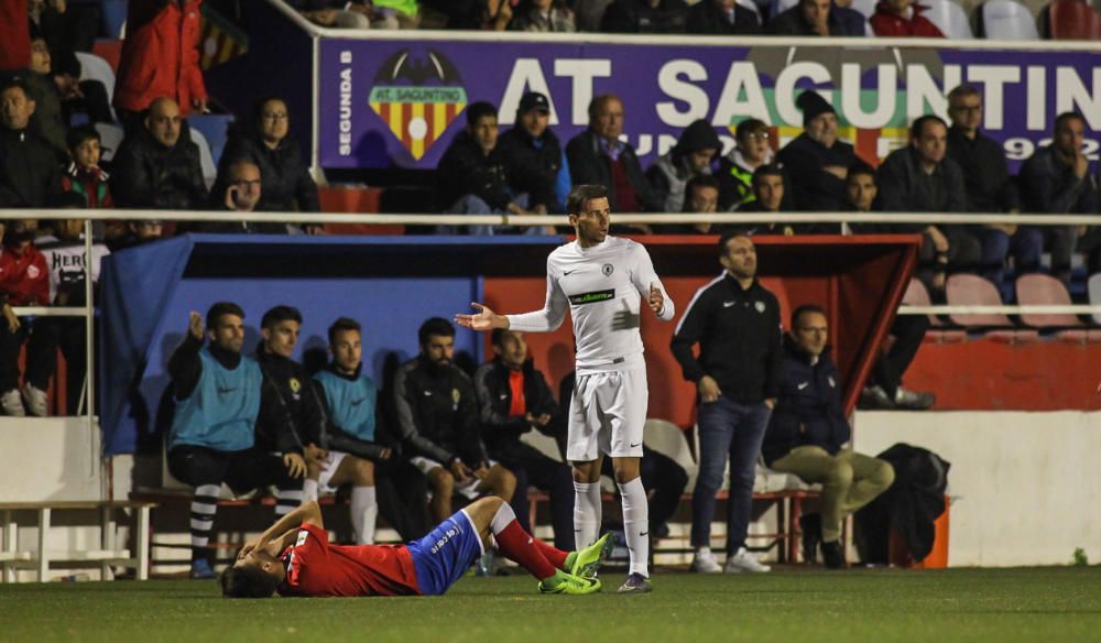 El Hércules se atasca y no pasa del empate ante el Saguntino