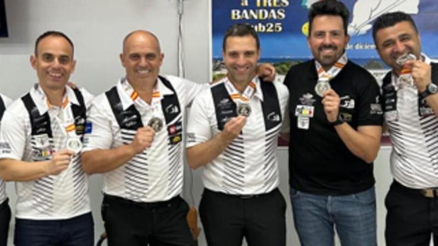 Otro paso más en la historia: El Chef Amadeo Gandia Club, subcampeón en la máxima categoría del billar en España