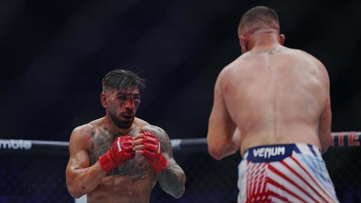 Merab Dvalishvili, campeón de la UFC, sobre Ilia Topuria: "Después del segundo round, estaba ciego de los dos ojos"