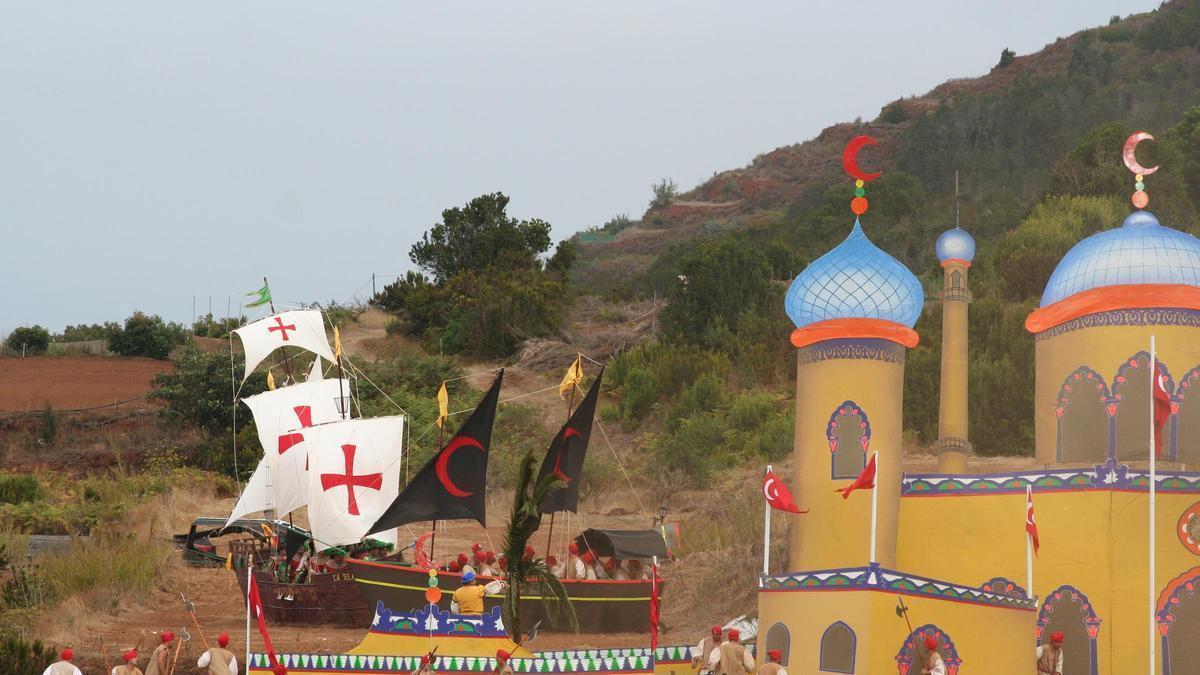 Pelea entre moros y cristianos en Barlovento