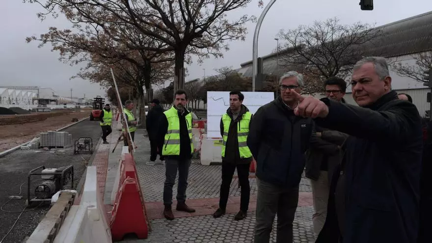 Continúan las obras del nuevo carril bici de San Jerónimo, hasta mayo de 2025