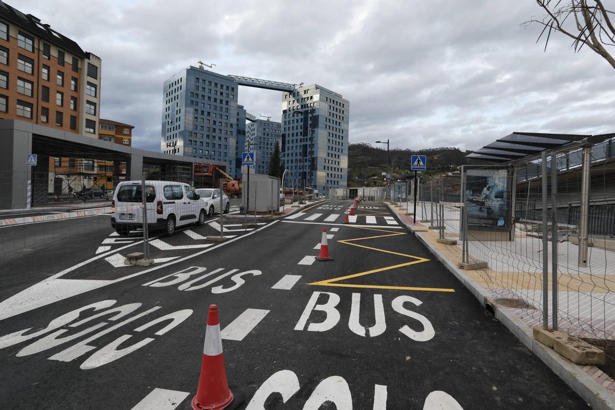 Carriles reservados para los autobuses.