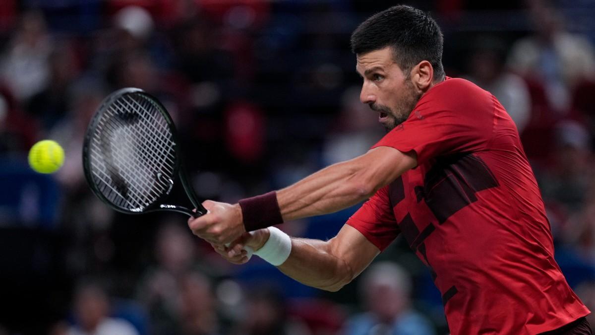 Djokovic, en su duelo de semifinales ante Fritz en Shangái