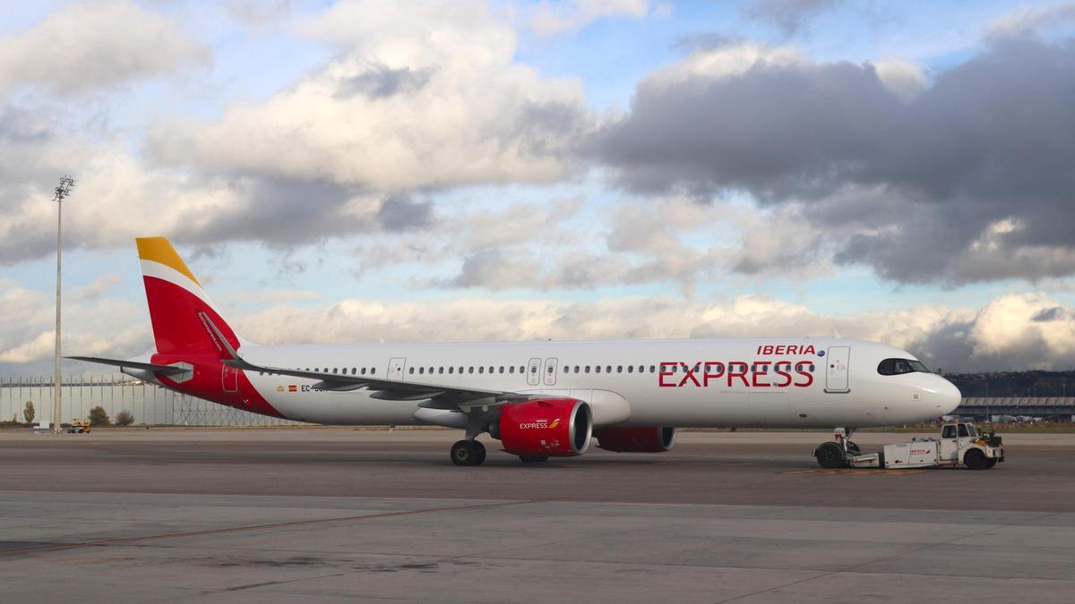 Un avión de Iberia Express