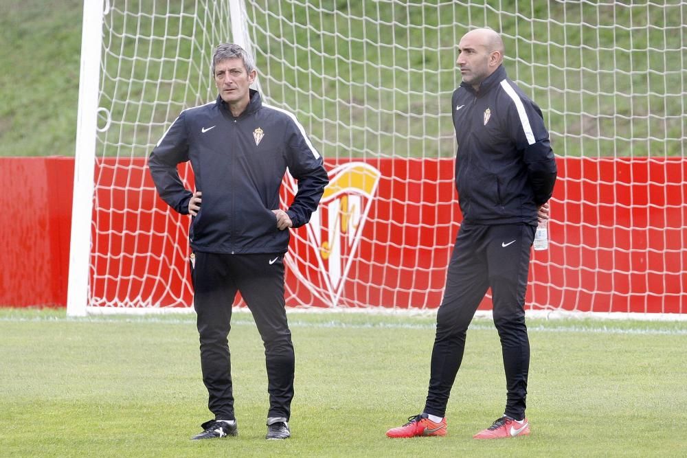 Entrenamiento del Sporting