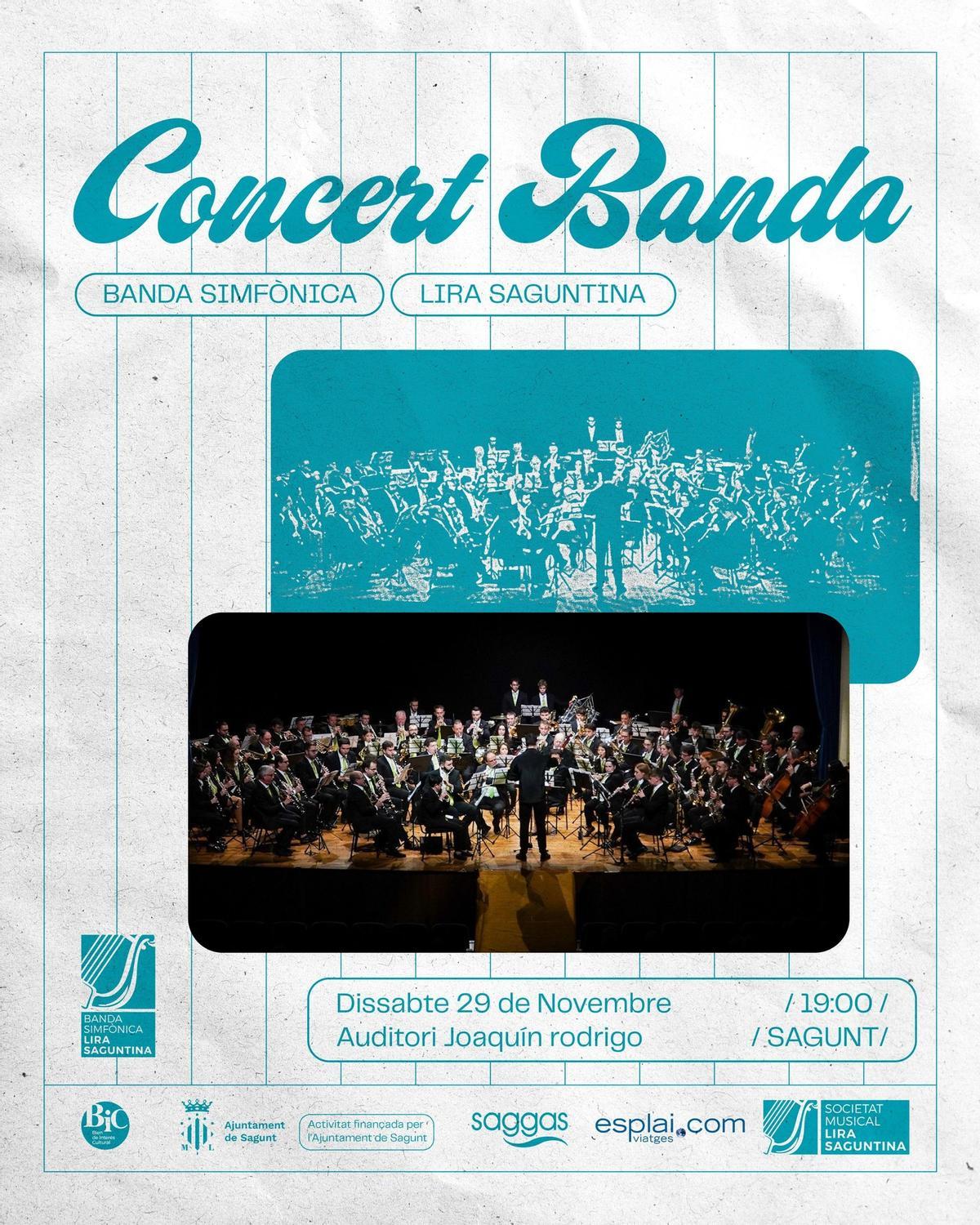 Cartel banda santa cecilia sábado 29.