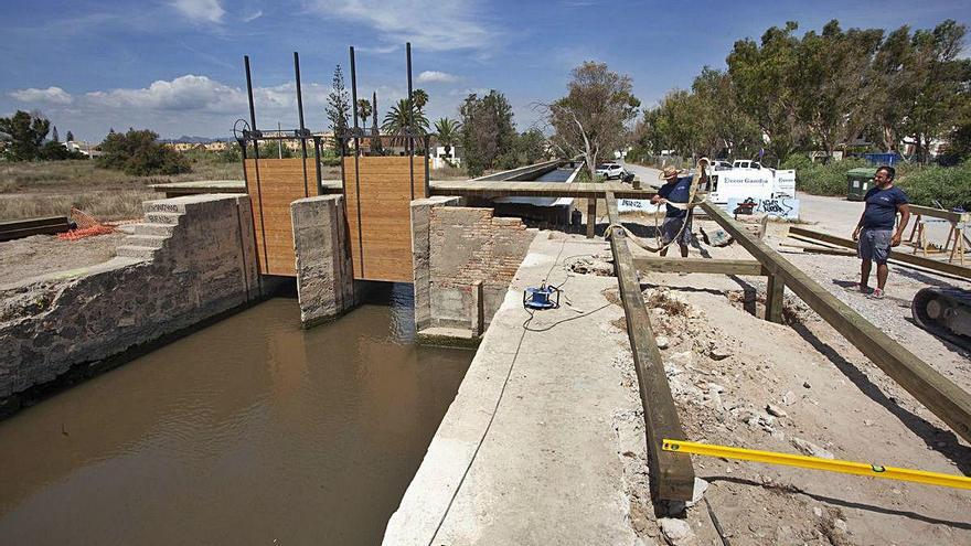 Obras en la gola de Quartell.