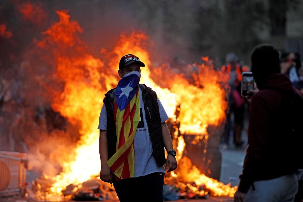 Nueva jornada de disturbios en Barcelona