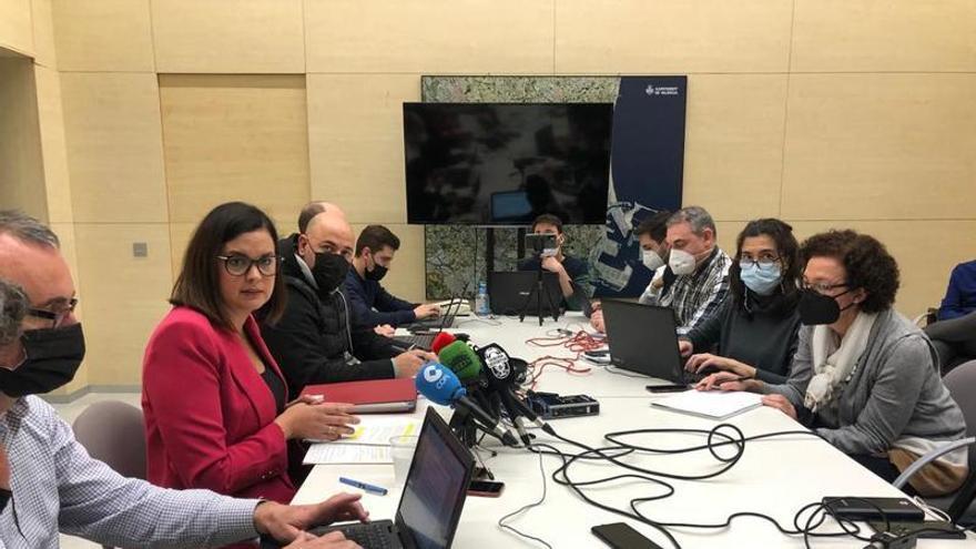 Sandra Gómez, en rueda de prensa este miércoles.