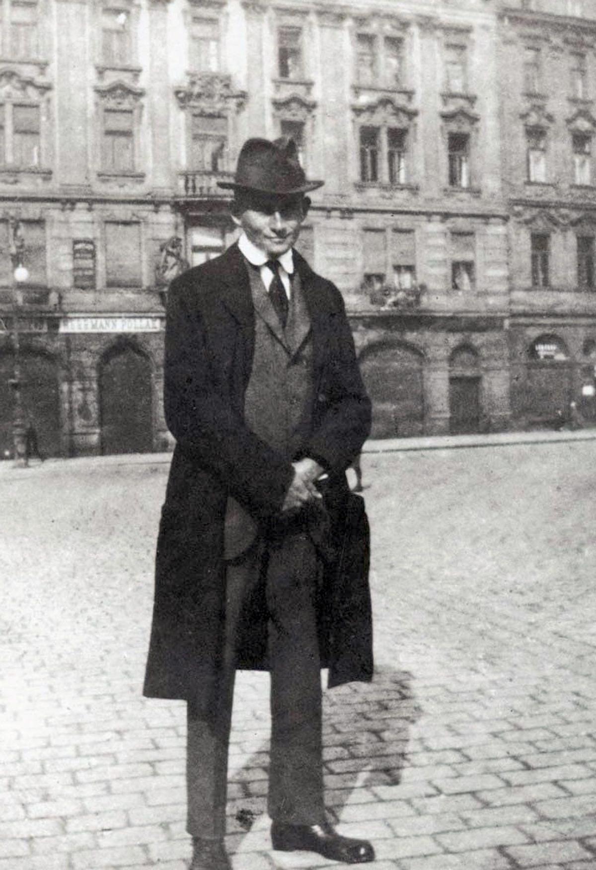 Franz Kafka, en una imagen de época