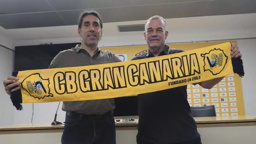 La arenga del 'Che' García: «Mi corazón me dice que el CB Gran Canaria se va a salvar como sea; no apretemos el botón del pánico»