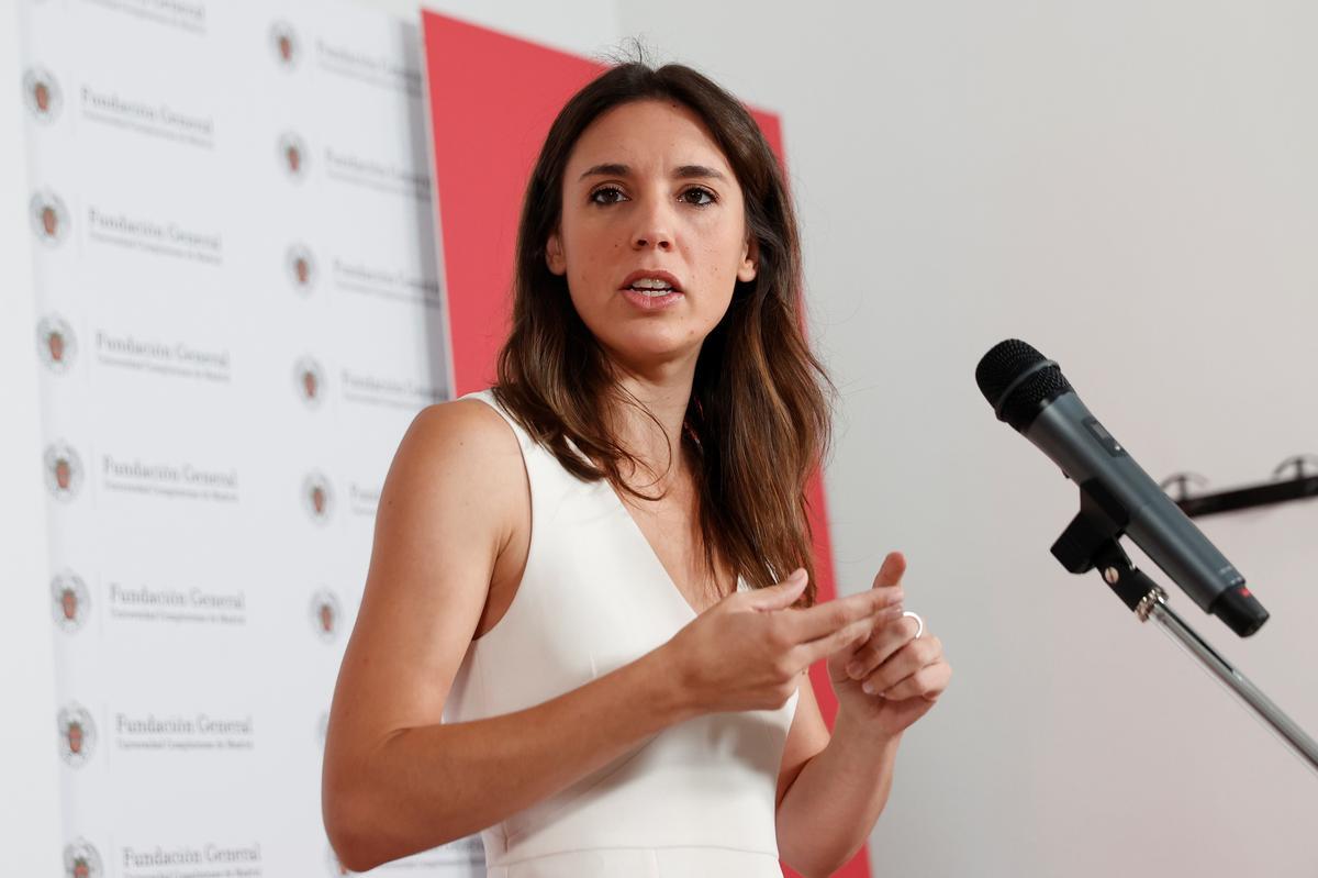 La ministra Irene Montero.