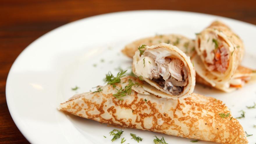 Crepes de pollo