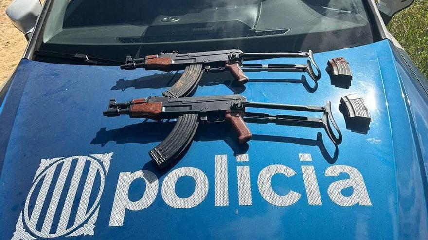 Les dues armes llargues localitzades en una obra de Castell d'Aro