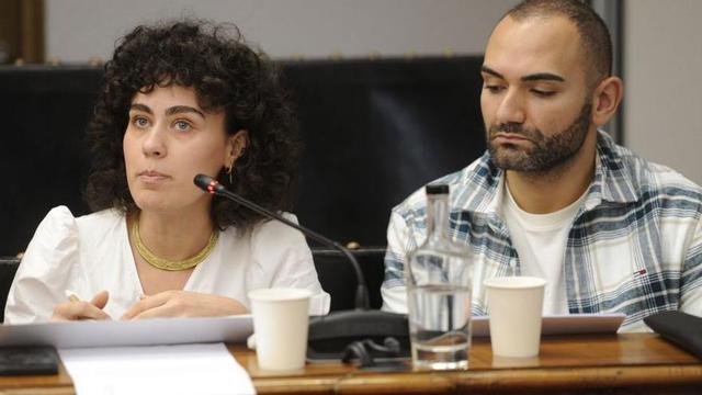 Erea Rey y Xerardo Díaz en un pleno anterior. |  Bernabé/Javier Lalín
