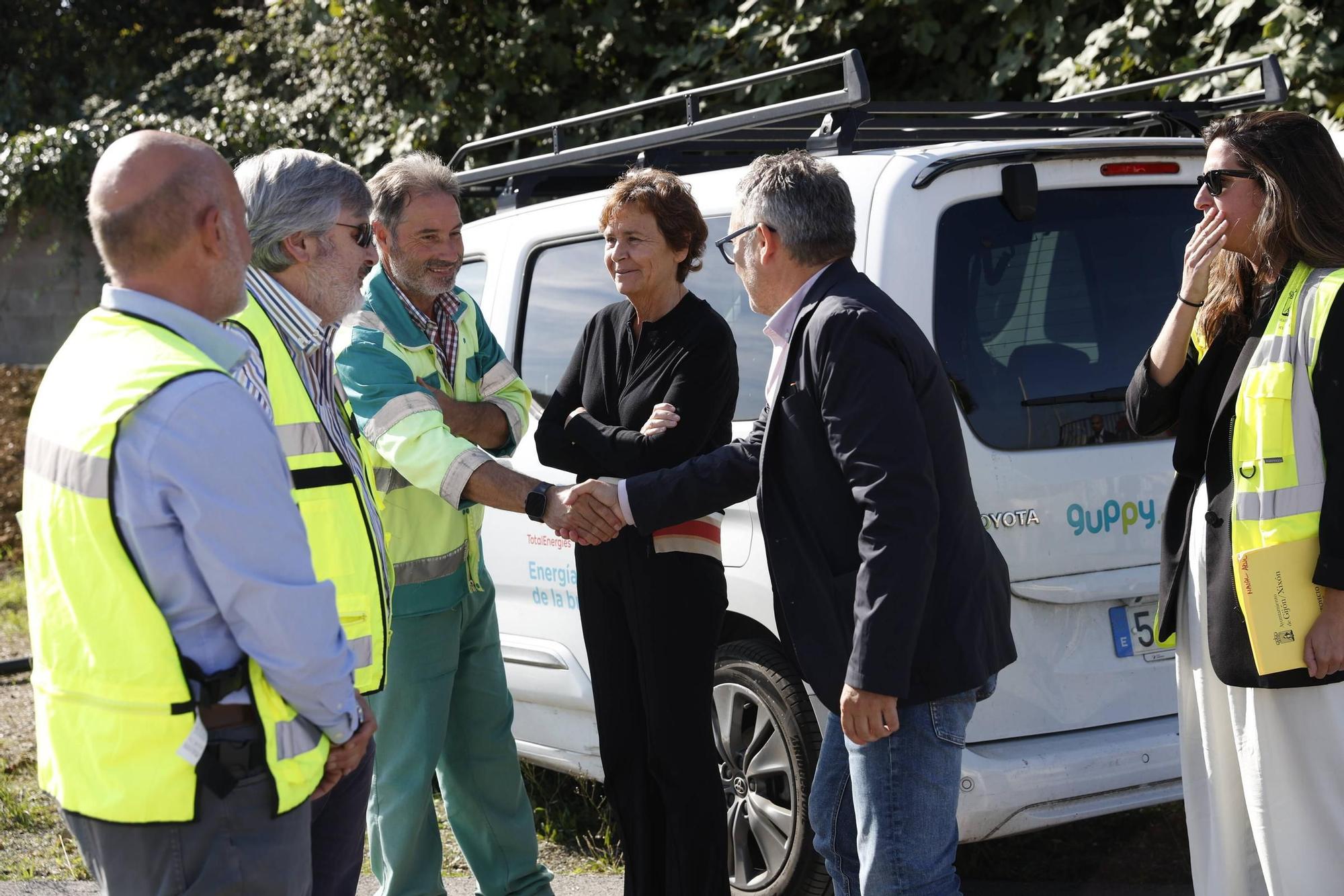 Así avanzan los trabajos en los terrenos de Naval Gijón (en imágenes)
