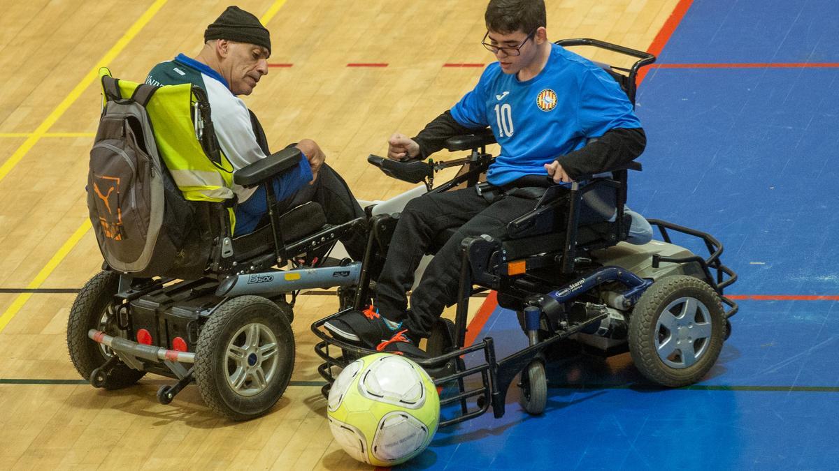 Un partido de powerchair